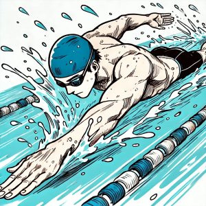 자유형 크롤 영법 자세